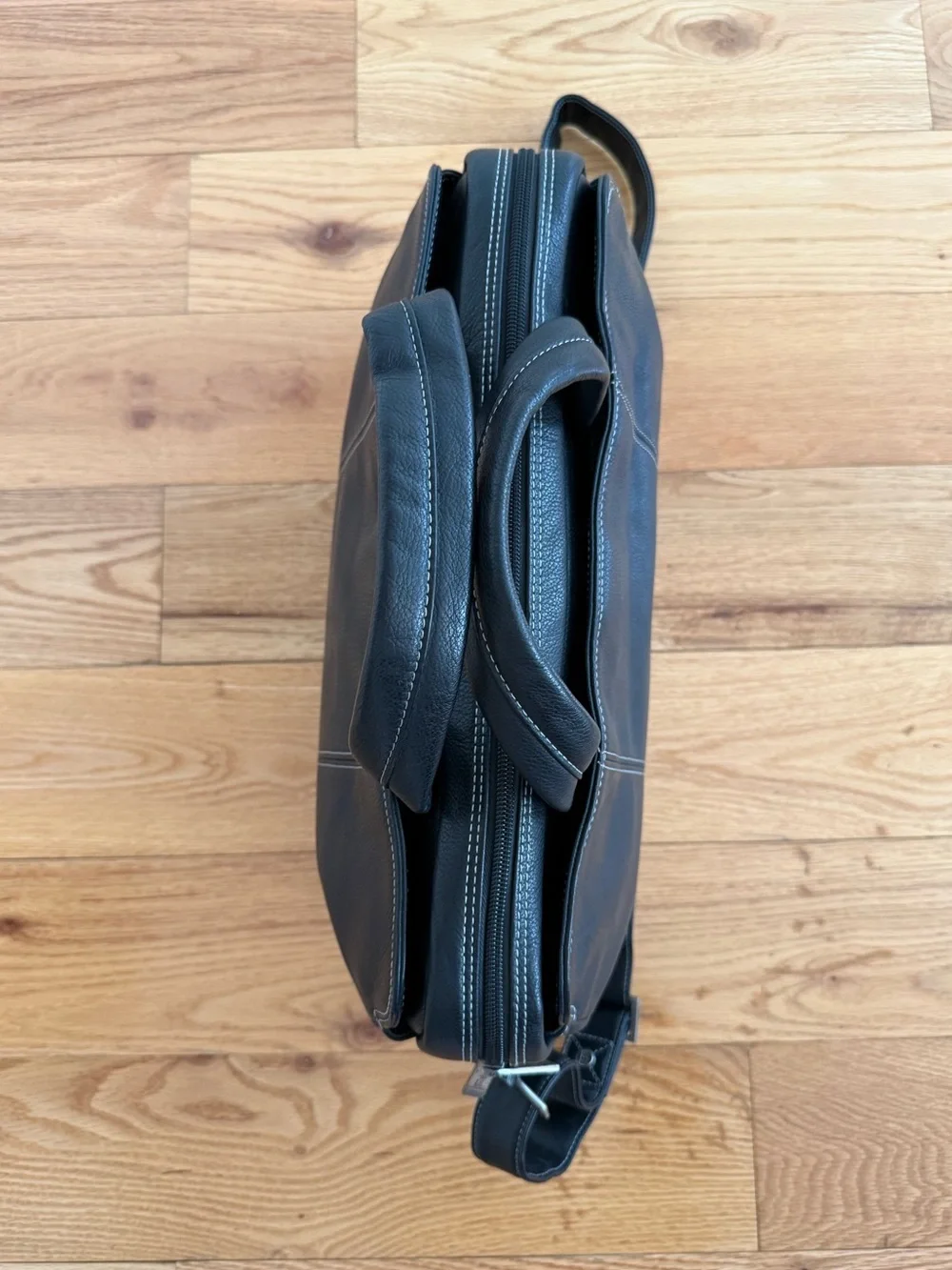 Mens Kenneth Cole Crossbody Leather Messenger Bag